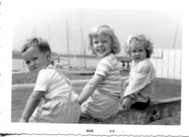 San Francisco, 1955: Michael Walsh, Vicky and Susan Rathbun