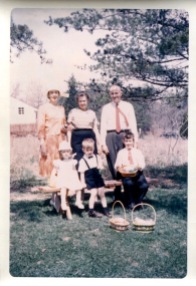 April 22, 1962: Eloise, Clyda, Michael J., Louisa, Frank, Michael R. Walsh